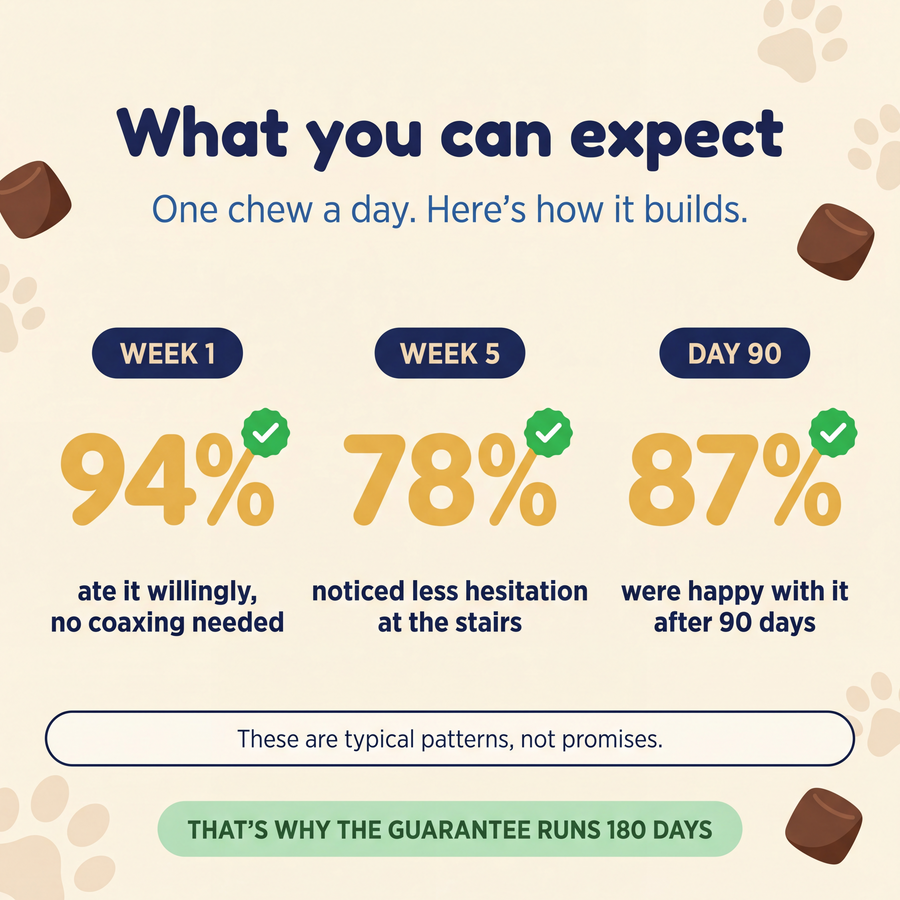 JuvoPaws Pre & Probiotic Carob Chews