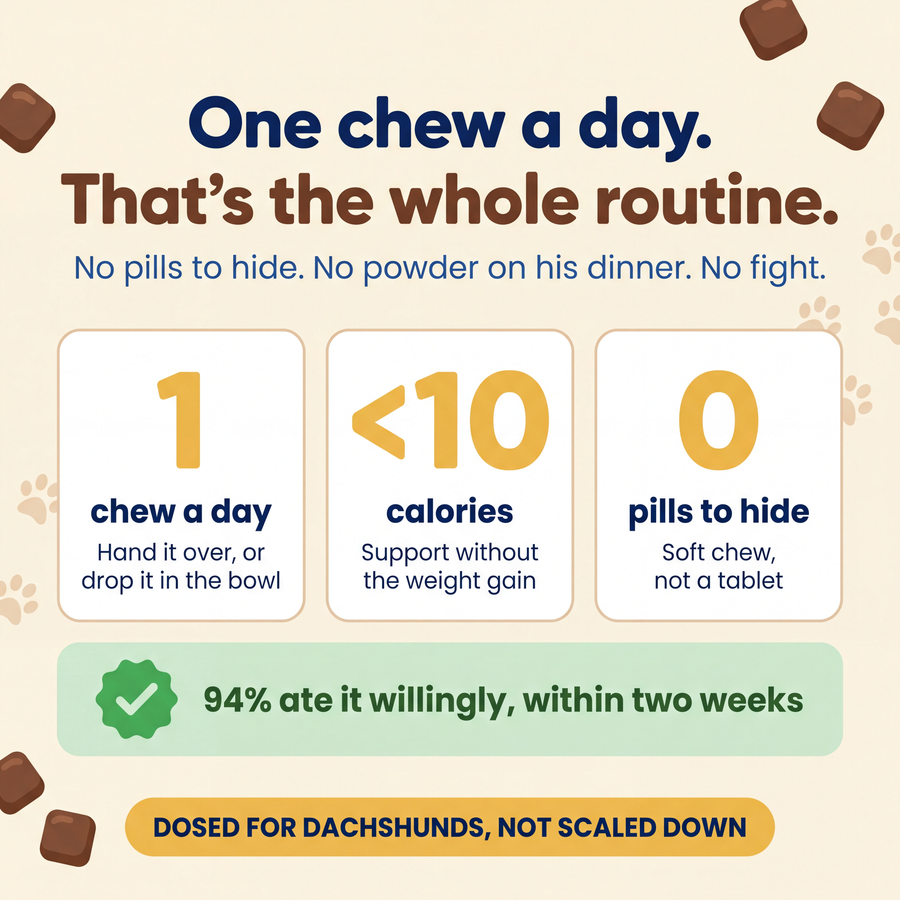 JuvoPaws Pre & Probiotic Carob Chews