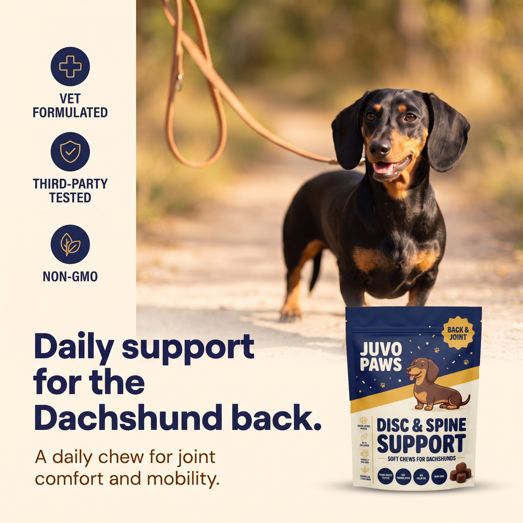 JuvoPaws Pre & Probiotic Carob Chews